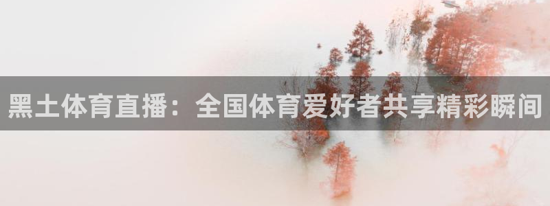 黑土体育直播：全国体育爱好者共享精彩瞬间
